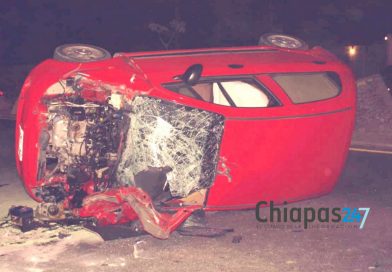 Dos lesionados, uno de gravedad, en percance sobre la Tuxtla – Chiapa