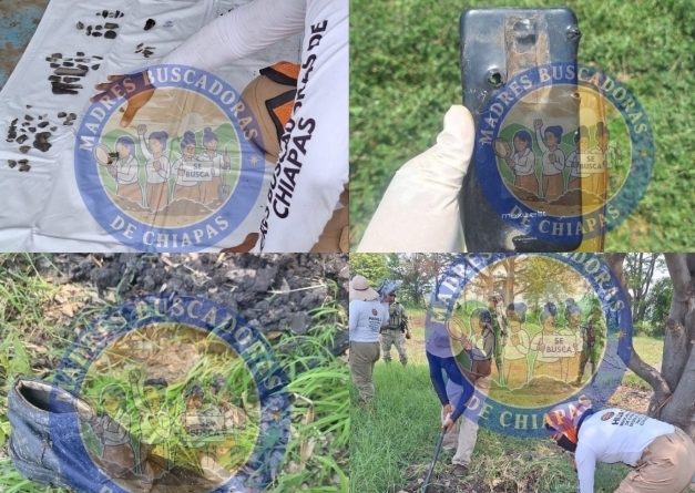Hallan fosa clandestina con restos calcinados en rancho de Venustiano Carranza