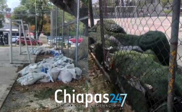 Vecinos de Xamaipak denuncian abandono municipal; reclaman cancha inconclusa y promesas incumplidas de Ángel Torres