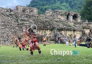 Inauguran el Encuentro Nacional de Deportes Autóctonos e Indígenas en la Zona Arqueológica de Palenque