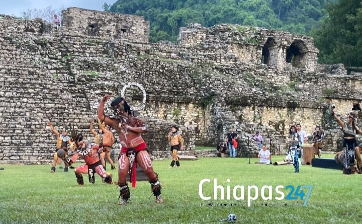 Inauguran el Encuentro Nacional de Deportes Autóctonos e Indígenas en la Zona Arqueológica de Palenque